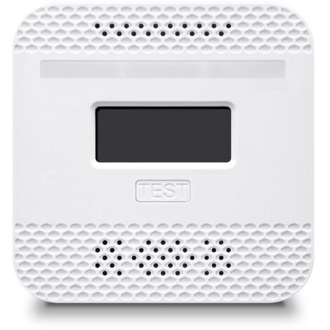 Détecteur de Monoxyde de Carbone, Detector Monoxide Carbon Intelligent avec l'Écran LCD, Conforme à la Norme en 50291, avec Bouton de Test et Voyant d'état LED (Mini 1PC) (1/5)