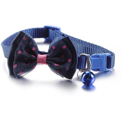 Colliers pour chat à boucle Accessoires pour chat Collier pour chaton Collier pour chien Bowknot Pet (1/3)