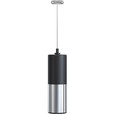 Mousseur à lait à batterie portable, tête de mélange en acier inoxydable, batteur à œufs électrique, mousseur à lait (1/5)