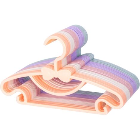 Cintres Bebe, Cintres Vêtements pour Enfants en Plastique de Stockage Cintres pour la Longueur de durables 30 pièces 29.5 cm (1/5)