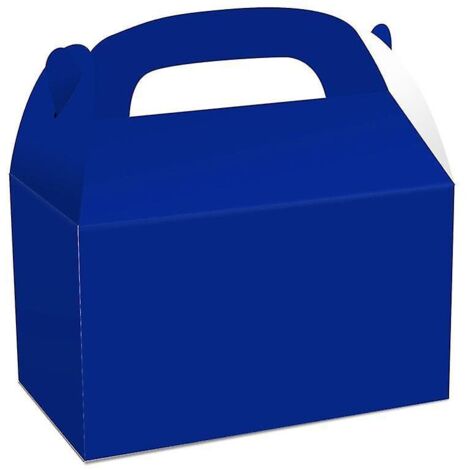 Lot de 48 boîtes à dragées en papier blanc pour fête d'anniversaire, douche, 6 x 3,5 x 3,5 pouces (1/3)