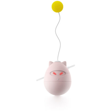 Jouets pour chats d'intérieur, jouet interactif automatique à mouvement interactif avec boule rotative Ninja pour chiens, chats et chatons (1/2)