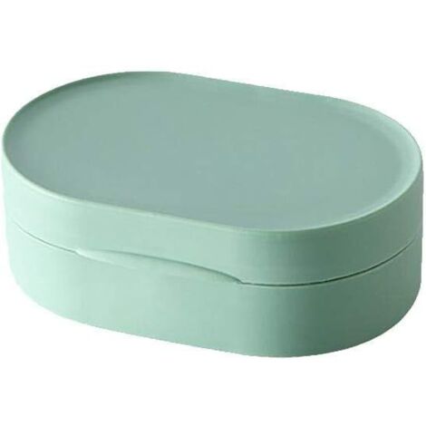 Porte-Boîte à savon de voyage avec couvercle Portable étanche à l'eau porte-savon porte-Boîte à savon pour douche à la maison Camping en plein air Portable fournitures de plein air pour la maison-Fei (1/3)