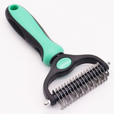Brosse pour sous-poil pour chien et chat Peigne pour sous-poil à poils longs et courts Brosse d'épilation pour chien Brosse de toilettage (1/4)