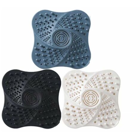 3 Paquet Douche Drain Attrape-Cheveux Filtre a Cheveux Filtre Vidange Filtre Bain Silicone Tube Drain Attrape-Cheveux Bouchon Filtre avec Ventouse pour Salle De Bain (1/5)