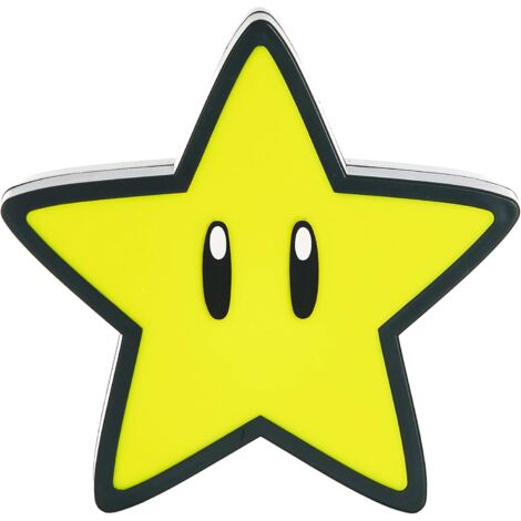 Lampe Étoile Super Mario Nintendo - Licence Officielle – 12 cm – 3 Pôles AAA, Jaune, PP6346NN, 12cm-Fei Yu (1/5)
