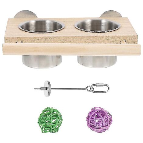 1 ensemble de mangeoires pour perroquets (1/3)