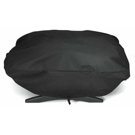 Housse de Gril Protection 210D pour Barbecue Weber Q1200 et 1000 à gaz, Compatible avec Les modèles Q1200, Q1400, Q1000, Q100, Q120, Baby Q, Anti-UV (1/5)
