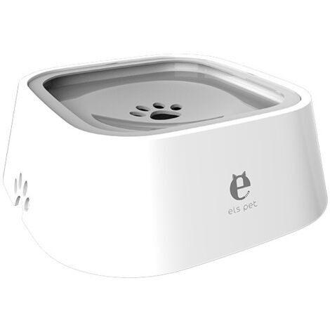 Bassin d'eau pour Chien, Grand Chien, Bouche Non Humide, Bol pour Chien, Bol Flottant, Anti-renversement, Bol d'eau pour Chat, Fournitures pour Animaux de Compagnie, Bol Flottant, Grand (1/5)