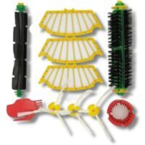 Compatibles avec pour iRobot Roomba 500 brosses + filtres HEPA Kit 13 accessoires (1/5)