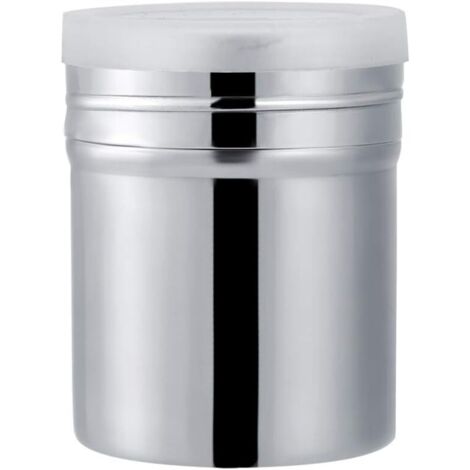 Saupoudreuse à Epices en Acier Inoxydable Distributeur Poudre Shaker Chocolat Tamiseur pour Farine Fine Sucre Cacao Utensiles de Cuisine(S)-Fei Yu (1/4)