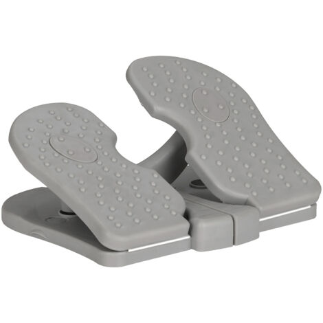 Steppers pour l'exercice, Mini Stepper Pliable Foot Peddle Under Desk Exercise Step Physiothérapie Leg Exerciser Mini Fitness Stepper(gris) (1/5)