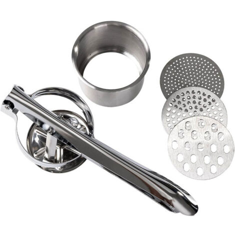 Presse-pommes de terre en acier inoxydable, presse-agrumes manuel, presse-purée, gadgets de cuisine créatifs, vente en gros (1/5)