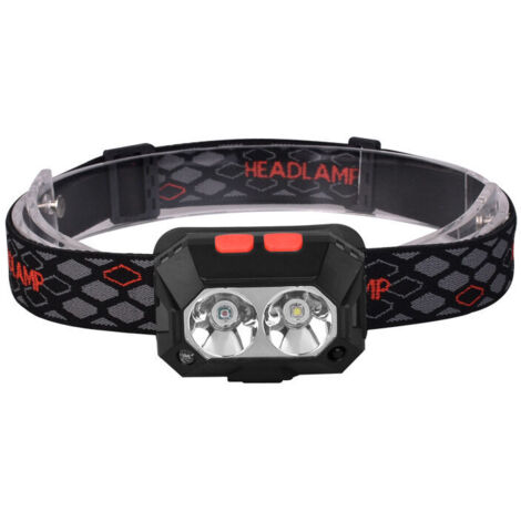 Lampe Frontal Puissante USB Rechargeable 6 Modes Lampe Frontale Camping 1000 LUMIN, IPX4 Étanche, Durable 6-8 Heures Pour Pêche, Camping, Lecture, Randonnée, Cyclisme (1/5)