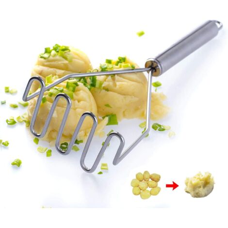Le presse-purée est en acier inoxydable.Le processus de broyage ondulé rend la nourriture meilleure que vous le souhaitez, Le presse-purée est une bonne aide pour toute la cuisine familiale-Fei Yu (1/5)