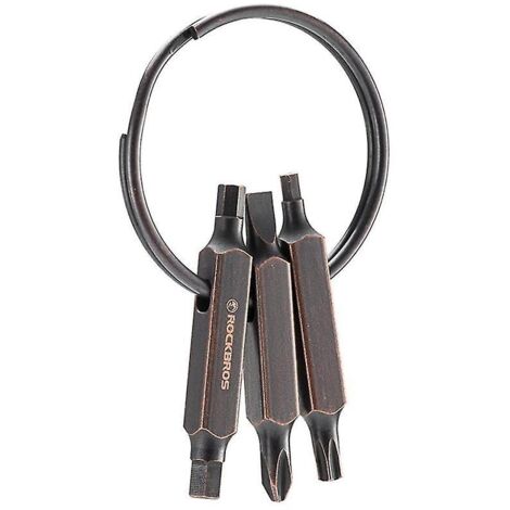 Porte-clés outils vélo multifonction réparation alliage d'aluminium outil portable en acier inoxydable vélo Ac (1/2)