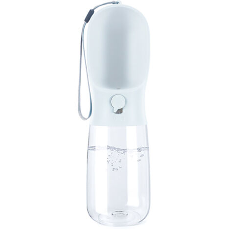 Bouteille d'eau pour chien, bouteille d'eau de voyage portable pour promener le chien, fontaine à boire extérieure multifonctionnelle pour chiens et chats (1/4)