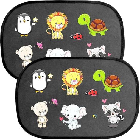 Pare Soleil Voiture Bébé/Enfant – Protection UV, Adhésion Sans Ventouse, Facile à Poser, pare Soleil Bebe, Parsoleil pour Voiture - 2 PCS-Fei Yu (1/3)