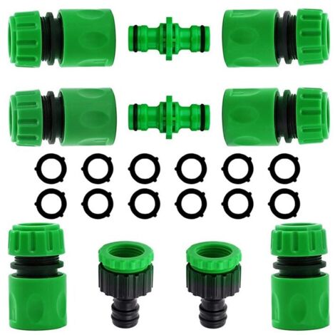 Connecteurs de tuyau d'arrosage, accessoires de tuyau de connecteur d'arrosage, kits de connexion rapides et faciles. (1/5)