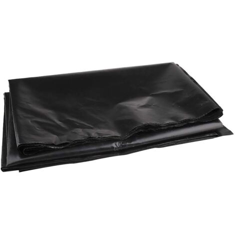 Revêtement de bassin en caoutchouc PEHD noir pour petits étangs, bassins à poissons, fontaine de jardin 2.5 x 3 m-Fei Yu (1/5)