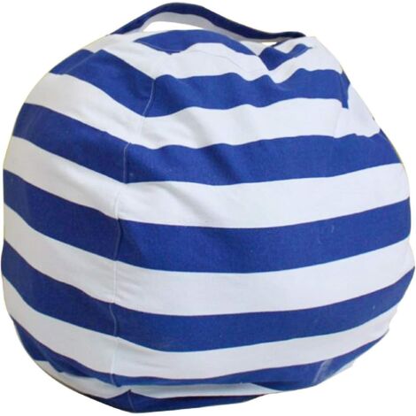 Pouf en toile (bleu foncé)-Fei Yu (1/2)