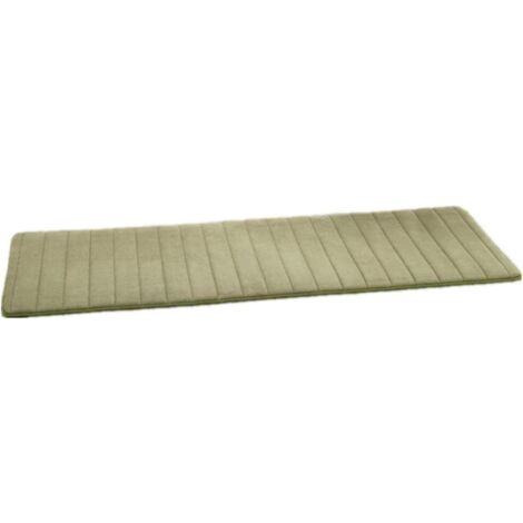 Tapis de Salle de Bains Tapis de Bain antidérapant en Mousse à mémoire de Forme pour Salle de Bain, Microfibre (Vert,40x120cm)-Fei Yu (1/3)