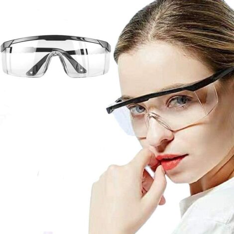 Lunettes de Sécurité, Surlunettes de Médicales Protection UV Anti-Buée pour l'agriculture l'industrie et Le Laboratoire Noir-Fei Yu (1/5)