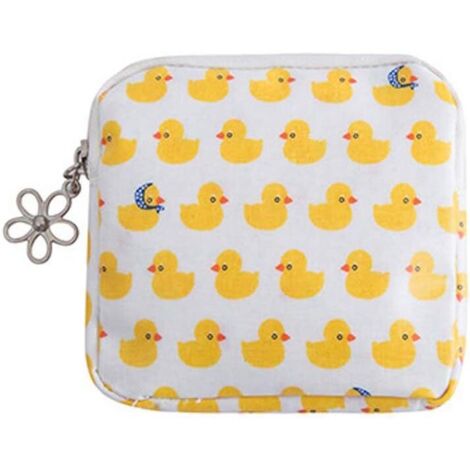 Sac à serviettes hygiéniques 2 pièces (canard + fleur)-Fei Yu (1/2)