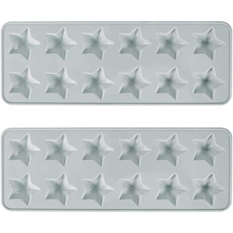 Lot de 2 moules à bonbons Magic Stars à 12 cellules (bleu)-Fei Yu (1/2)