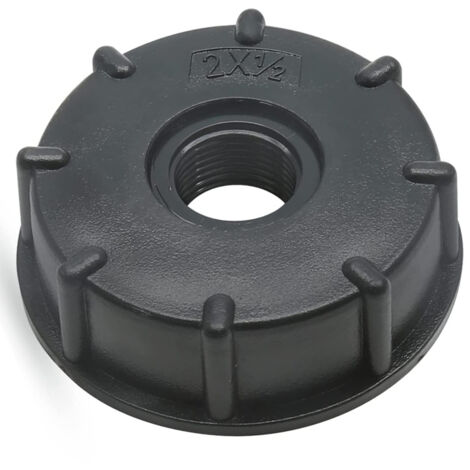 Adaptateur de valise IBC, adaptateur de tonneau, filetage grossier 60mm, sortie en pouces NPT 1/2" (1/5)