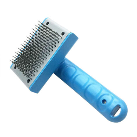 Peigne bleu pour chien, peigne pour animaux de compagnie, peigne de nettoyage des poils de chien, peigne à aiguilles pour chat et chien, peigne pour animaux de compagnie (1/5)