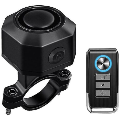 Système d'alarme de vélo Système d'alarme de vélo avec télécommande Tracker de vélo de moto sans fil A (1/3)