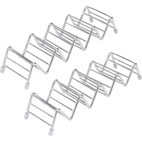2 pcs ustensiles de cuisine ondulés en acier inoxydable pour tacos à hot-dog à coque dure ou molle-Fei Yu (1/5)
