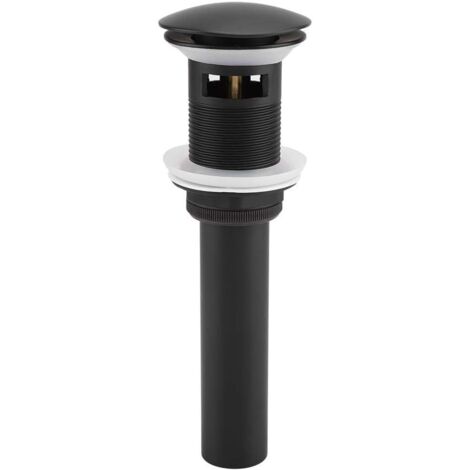 Robinet de salle de bain Vaisseau Pop Up Drain d'évier, G1 1/4"Drain de lavabo en laiton sans trop-plein-Fei Yu (1/5)