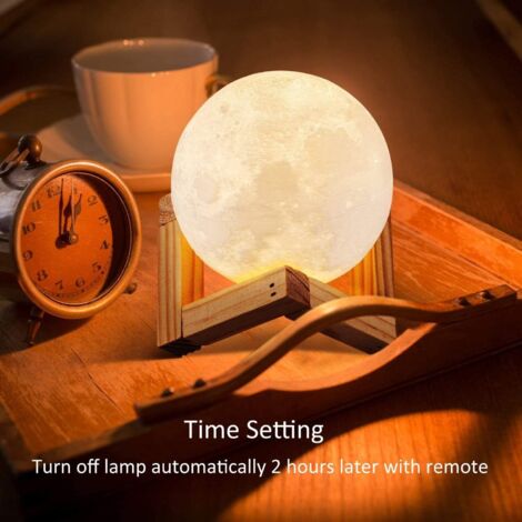 Lampe Lune 3-en-1 avec Humidificateur USB – Veilleuse Design & Bien-être - The Good Place Maroc