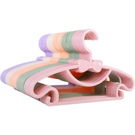 Lot de 30 Cintres Vêtements pour Enfants Bébés en Plastique de Stockage Cintres pour la Longueur de 29cm-Fei Yu (1/5)