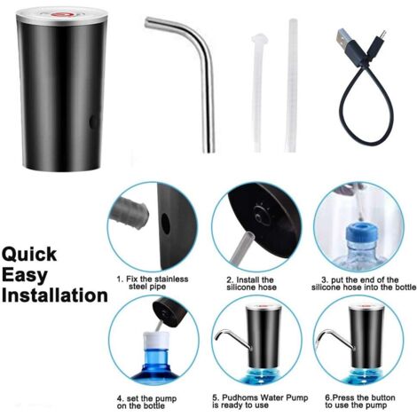 Distributeur d'eau avec système de pompe et pompe à eau USB amovible pour utilisation dans l'eau en Boîteille-Fei Yu (1/3)