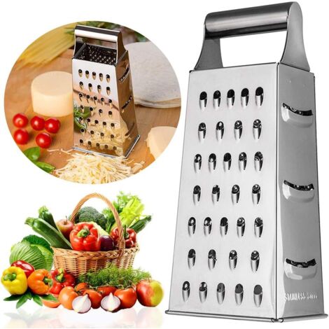Boîte Rape 4 Faces, Rape carrée en Acier Inoxydable pour Cuisine Légumes Fruits Fromage-Fei Yu (1/5)