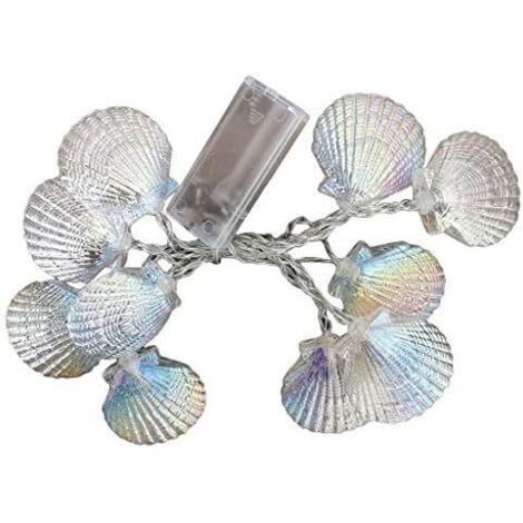 La Guirlande Lumineuse de conque d'étoile de mer de Coquillage a mené 3000K Les lumières Blanches Chaudes de Guirlande Ont mené Le Plastique de Guirlande Lumineuse-Fei Yu (1/5)