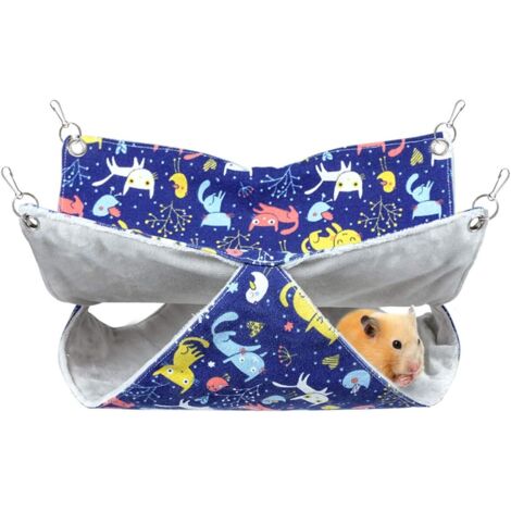 Hamac pour petit animal, hamacs pour cage pour animaux de compagnie, hamac doux et chaud pour cage pour animaux de compagnie-Fei Yu (1/5)