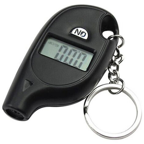 Dripex Manomètre numérique de pression des pneus pour mini voiture, format de poche, VT708, avec porte-clés (1/5)