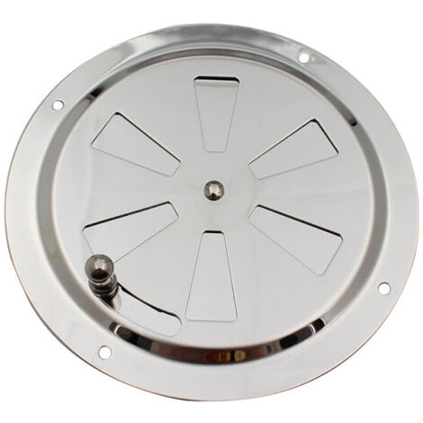 Plaque de ventilation marine en acier inoxydable, ventilateur rond de 120mm, plaque de ventilation à pointes, plaque de ventilateur (1/5)