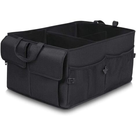 Organisateur de Coffre de Voiture, Organisateur de Coffre de Voiture Pliable Sac de Voiture Rangement avec Réglable bac de Rangement Portable et Support pour Voiture, imperméable-Fei Yu (1/5)