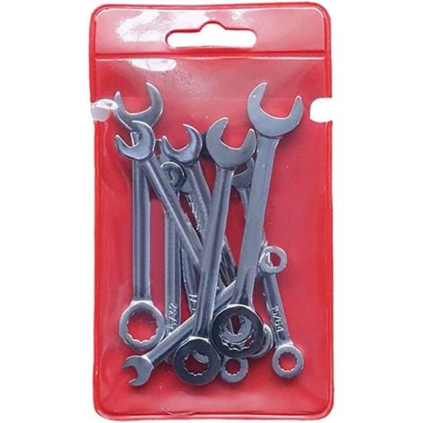 10 Pcs Cliquet Mixtes Clés, Mini Combinée Clés à Cliquets Clé de pour Outil de Réparation Livraison-Fei Yu (1/2)