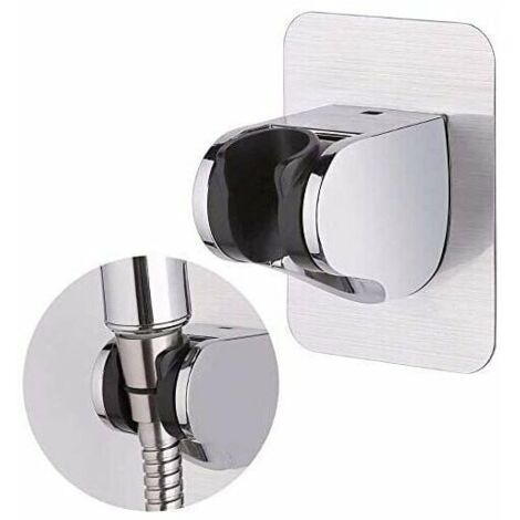 Support de douche de douche poinçonnage libre réglable salle de bain pommeau de douche pluie support de douche siège fixe siège de buse (1/5)