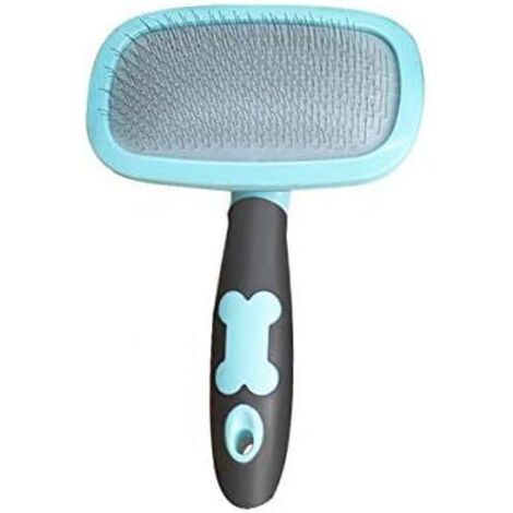 Brosse pour chiens et chats Peigne de toilettage pour chiens et chats à poils longs et courts-Brosse pour chiens et chats Peigne de toilettage pour chiens et chats à poils longs et courts-Bleu-Fei Yu (1/4)