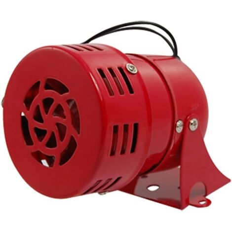 Rouge Metal Moteur Pousse Raid Aerien Sirene Corne Alarme-Fei Yu (1/5)