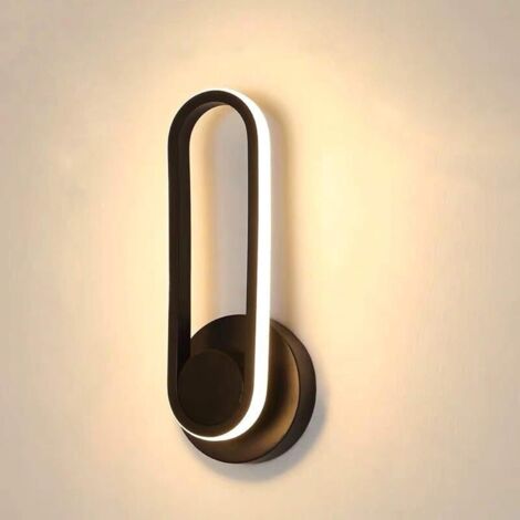 Applique Murale LED Intérieur 12W, Lampe Chevet Murale Dimmable Rotatif à 330 ° Moderne Design éclairage pour Chambre à Coucher Maison Couloir Salon Escalier-Fei Yu (1/4)