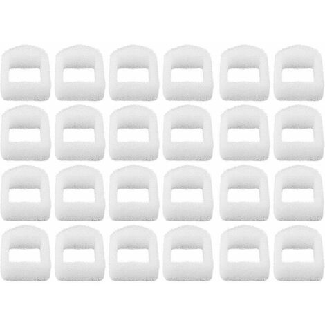 24 Pièces Filtre de Remplacement en Mousse pour Fontaine à Chats et Chiens, Pré-Filtre en Mousse pour Fontaine dAnimaux Compatible avec Drinkwell, Fontaines en Céramique et en Acier Inoxydable 360-Fei (1/5)