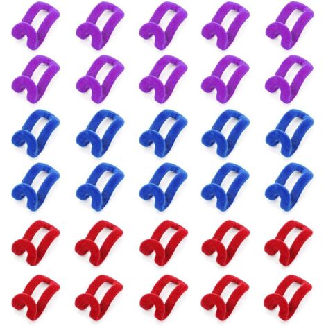 30 Pièces Crochets de Connecteur de Cintre Mini Flocage Cintres Gain de Place Connecteur Hanger Créatif pour Cintre Vêtement, Multicolore-Fei Yu (1/4)
